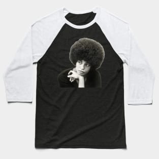 Angela Davis, Black Woman, Black History, Black Lives Matter Baseball T-Shirt